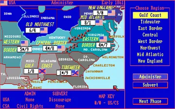 No Greater Glory - The American Civil War_Disk1 screen shot game playing